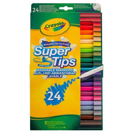 Crayola 58-5057 24 Смываемых фломастера