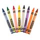Crayola 0008 8 разноцветных стандартных восковых мелков