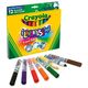 Crayola 58-8329 12 смываемых фломастеров Супер чисто