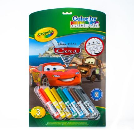 Crayola 55521C Раскраска по номерам "Тачки"