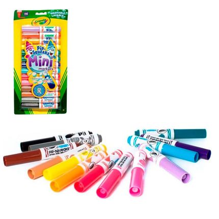 Crayola 8343 (58-8703) 14 смываемых мини-маркеров (с 3-х лет)