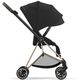 Детская коляска 2 в 1 Cybex MIOS III Sepia Black на шасси Rosegold