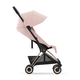 Детская коляска Cybex Coya Rosegold Peach Pink с дождевиком и бампером