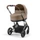 Детская коляска Cybex Balios S Lux BLK 3 в 1, Almond Beige, Aton B2 i-Size, дожд. и адапт. 2шт