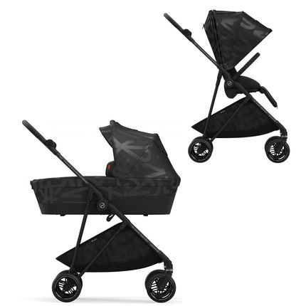 Детская коляска 2 в 1 Cybex Melio Street  Real Black