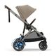 Детская коляска Cybex Gazelle S TPE Almond Beige с корзиной и дождевиком