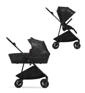 Детская коляска 2 в 1 Cybex Melio Street  Real Black