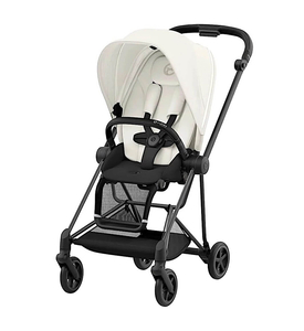 Детская коляска Mios III Matt Black, Off White