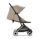 Детская коляска Cybex Orfeo TPE Almond Beige с дождевиком и бампером