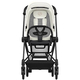 Детская коляска Mios III Matt Black, Off White