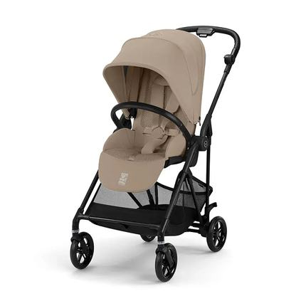 Детская коляска Cybex Melio Carbon Almond beige Детская коляска Cybex Melio Carbon Almond beige