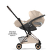 Детская коляска Cybex Coya Style Rosegold Cozy Beige с дождевиком Детская коляска Cybex Coya Style Rosegold Cozy Beige с дождевиком