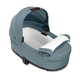 Детская коляска Cybex Balios S Lux TPE 2 в 1 Stormy Blue, спальный блок Fold Cot и дождевик