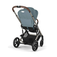 Детская коляска Cybex Balios S Lux TPE 2 в 1 Stormy Blue, спальный блок Fold Cot и дождевик