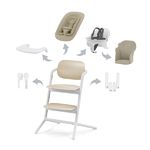 Стульчик для кормления Cybex LEMO PT 4-in-1 Set Sand White