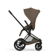Коляска Priam 5 Style Matt Black 2 в 1 Coconut Brown