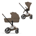 Коляска Priam 5 Style Rosegold 2 в 1 Coconut Brown