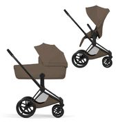 Коляска Priam 5 Style Matt Black 2 в 1 Coconut Brown