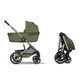 Детская коляска Cybex Balios S Lux TPE 2 в 1 Moss Green, спальный блок Fold Cot и дождевик