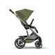 Детская коляска Cybex Balios S Lux TPE 2 в 1 Moss Green, спальный блок Fold Cot и дождевик