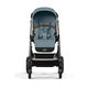 Детская коляска Cybex Balios S Lux TPE 2 в 1 Stormy Blue, спальный блок Fold Cot и дождевик