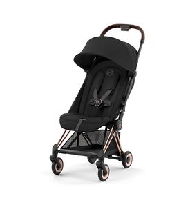 Детская коляска Cybex Coya Style Rosegold Sepia Black с дождевиком Детская коляска Cybex Coya Style Rosegold Sepia Black с дождевиком