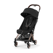 Детская коляска Cybex Coya Style Rosegold Sepia Black с дождевиком