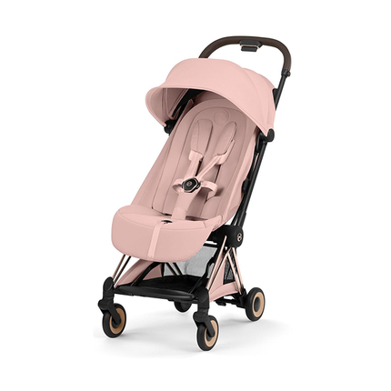 Детская коляска Cybex Coya Style Rosegold Peach Pink с дождевиком Детская коляска Cybex Coya Style Rosegold Peach Pink с дождевиком
