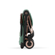 Детская коляска Cybex Coya Rosegold Leaf green с дождевиком и бампером
