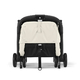 Детская коляска Orfeo BLK Canvas White с дождевиком и бампером