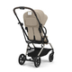 Детская коляска Cybex Eezy S Twist+ 2 TPE Almond Beige с дождевиком и бампером