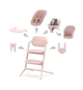 Стульчик для кормления Cybex LEMO PT 4-in-1 Set Pearl Pink
