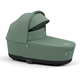 Детская коляска Cybex Priam IV Matt Black 2 в 1 со спальным блоком Leaf Green