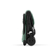 Детская коляска Cybex Coya Matt Black Leaf green с дождевиком и бампером