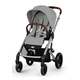 Детская коляска Cybex Balios S Lux SLV Stone Grey с дождевиком