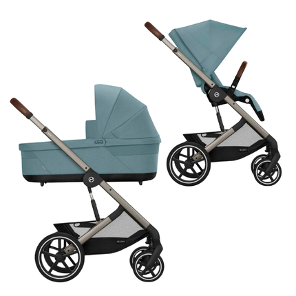 Детская коляска Cybex Balios S Lux TPE 2 в 1 Stormy Blue