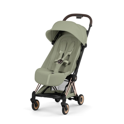 Детская коляска Cybex Coya Style Rosegold Sage Green с дождевиком Детская коляска Cybex Coya Style Rosegold Sage Green с дождевиком