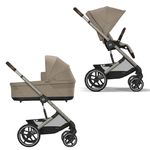 Детская коляска 2 в 1 Cybex Balios S Lux 2025 TPE Almond Beige