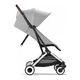 Детская коляска Cybex Orfeo  с дождевиком и бампером  BLK Fog grey
