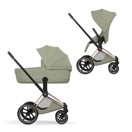 Коляска Priam 5 Style Rosegold 2 в 1 Sage Green