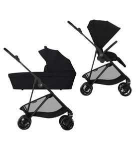 Детская коляска 2 в 1 Cybex Melio Carbon Magic Black