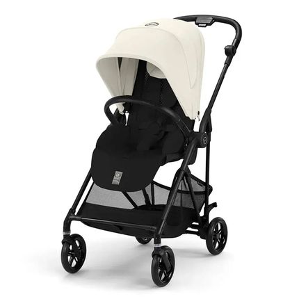 Детская коляска Cybex Melio Carbon Canvas White