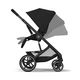 Детская коляска Cybex Balios S Lux BLK 2 В 1 Moon Black спальный блок и дождевик