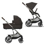 Детская коляска 2 в 1 Cybex Balios S Lux 2025 TPE Chocolate Brown