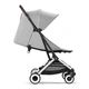 Детская коляска Cybex Orfeo  с дождевиком и бампером  BLK Fog grey