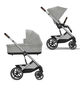 Детская коляска 2 в 1 Cybex Balios S Lux 2025 Stone grey New
