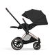Коляска Cybex Priam 5 Style Rosegold 2 в 1 Sepia Black