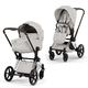 Коляска Cybex Priam 5 Style Chrome Brown 2 в 1 City Grey