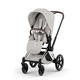 Коляска Cybex Priam 5 Style Chrome Brown 2 в 1 City Grey