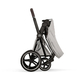 Коляска Cybex Priam 5 Style Chrome Brown 2 в 1 City Grey